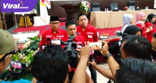 Ketua Wushu Indonesia Sumsel Muhammad Asrul Indrawan beri keterangan pada media. FOTO : VIRALSUMSEL.COM