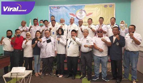 Pengurus IMI Sumsel gelar Rakerprov di Hotel The Zuri Palembang, Minggu (11/4/2021). FOTO : VIRALSUMSEL.COM