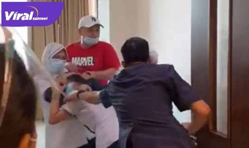 JT diduga pelaku penganiayaan pada tenaga kesehatan di RS Siloam. FOTO : ISTIMEWA