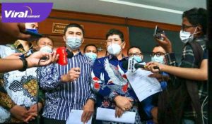 Kuasa hukum Partai Demokrat, Mehbob beri keterangan pada awak media. FOTO : IST