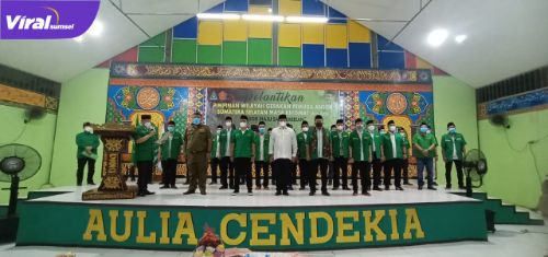 Gus Yaqut Ketua Umum PP GP Ansor hadiri pelantikan PW GP Ansor Sumsel di Ponpes Aulia Cendikia, Palembang, Senin (24/05/2021) malam. Foto : viralsumsel.com