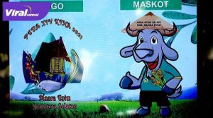 Logo dan Maskot PEDA KTNA 2021 di Muara Enim. Foto : viralsumsel.com
