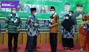 Wakil Bupati OKU Timur HM, Adi Nugraha Purna Yudha, SH hadiri pelantikan KAHMI OKU Timur, Sabtu (29/05/2021). Foto : viralsumsel.com