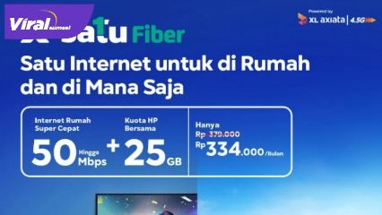 Ilurtrasi produk inovatif “XL SATU Fiber”. Foto : viralsumsel.com/xl