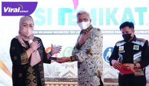 Wakil Gubernur Sumsel H Mawardi Yahya, ketika meresmikan layanan SI PEMIKAT, Jum'at (4/6/2021). Foto : viralsumsel.com