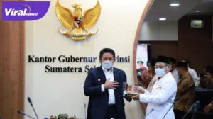 Gubernur Sumsel H Herman Deru bersama Ketua DPW PKS Sumsel Muhammad Toha. Foto : viralsumsel.com/sep