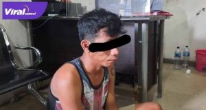 R tersangka penggelapan sepeda motor diamankan Jatrantas Polda Sumsel. Foto : viralsumsel.com/kai