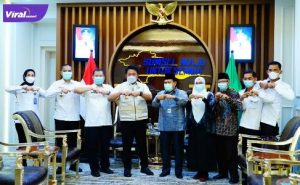 H Herman Deru Gubernur Sumsel terima audensi tim Pansel calon Anggota Komisioner KPID Sumsel. Foto : viralsumsel.com/kai