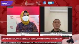 Dialog Produktif KPCPEN yang ditayangkan di FMB9ID_IKP, Rabu (23/6/2021). Foto : ist