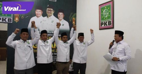 Para pengurus DPC PKB Banyuasin usai Muscab DPC PKB di Graha Sedulang Setudung, Sabtu (26/6/2021) siang. Foto : viralsumsel.com/noto