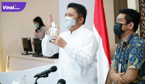 Gubernur Sumsel H. Herman Deru menjadi narasumber pada Webinar "Panggung Sumatera Selatan" secara virtual, Jumat (2/7/2021). Foto : viralsumsel.com/sep