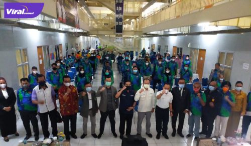 Sebanyak 102 atlet andalan Sumsel resmi menjalani Pelatda Terpusat di Kompleks Jakabaring Sport City (JSC), Palembang, Senin (5/7/2021) malam. Foto : viralsumsel.com/ion