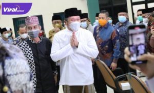 Gubernur Sumsel H Herman Deru buka TC kontingen MTQ Sumsel di Asrama Haji, Palembang, Rabu (7/7/2021) malam. Foto : viralsumsel.com/sep