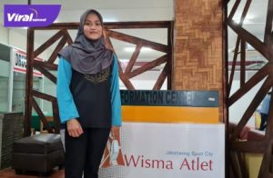 Robiatul Adawiyah atlet anggar Sumsel. Foto : viralsumsel.com/ion