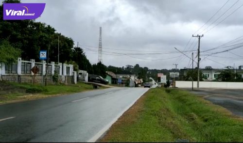 Foto suasana jalan Merdeka Ibukota PALI. Foto : viralsumsel.com/eko