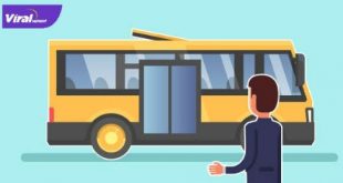 Ilustrasi bus karyawan. Foto : net