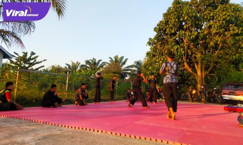 Suasana TC cabang olahraga pencak silat PALI. Foto : viralsumsel.com/eko Suasana TC cabang olahraga pencak silat PALI. Foto : viralsumsel.com/eko