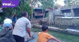 Taman Kota Lahat jadi area pemancingan warga. Foto : viralsumsel.com/oki