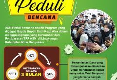 Aksi ASN Peduli Bencana Muba. Foto : ist