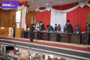Fraksi DRPD Provinsi Sumsel sampaikan pemandangan umumnya terhadap Raperda Perubahan APBD TA 2021 pada Rapat Paripurna XXXVII (37) lanjutan, Sabtu, (25/9/2021). Foto : viralsumsel.com
