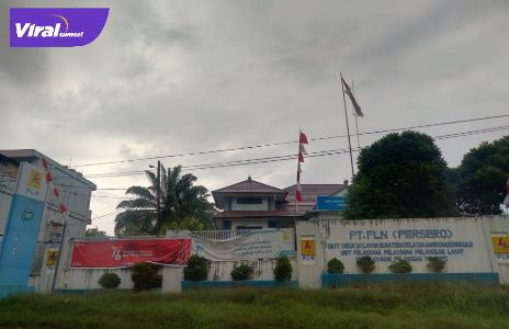 Kantor PLN Area Lahat Rayon Pendopo. Foto : viralsumsel.com/eko