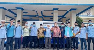 PT Priamanaya Group berikan 2 unit mobil kepada BKPRMI untuk wilayah Lahat dan Muara Enim, Kamis (7/10/2021). Foto : viralsumsel.com/oki