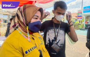 Kasi Pengelolaan Barang Bukti dan Barang Rampasan Kejari PALI, Sendy Marita SH, beri keterangan pada awak media, Kamis (7/10/2021). Foto : viralsumsel.com/eko