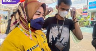 Kasi Pengelolaan Barang Bukti dan Barang Rampasan Kejari PALI, Sendy Marita SH, beri keterangan pada awak media, Kamis (7/10/2021). Foto : viralsumsel.com/eko