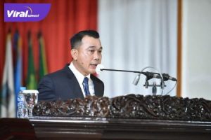 Wakil Ketua Bapemperda H. Nopianto, S.Sos, MM, sampaikan Hasil Kajian Bapemperda terkait perubahan Tatib yang menyesuaikan peraturan dan kondisi terkini. Foto : viralsumsel.com