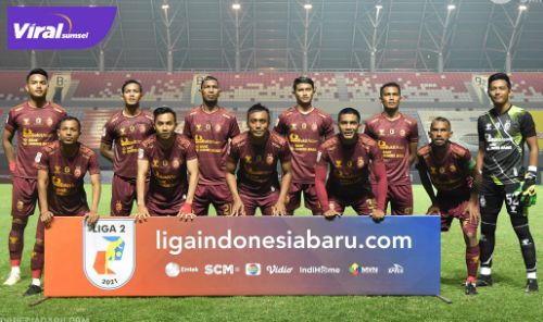 Starting eleven Sriwijaya FC. Foto : LIB
