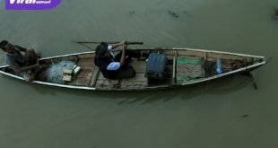 Monitoring Perairan Musi : Penyuluh Perikanan Bantu bersama anggota kelompok Perikanan Jaya Bakti, pemantauan nelayan yang melakukan penangkapan ikan dengan cara-cara tidak benar seperti setrum dan putas. Foto : viralsumsel.com/ M Hatta
