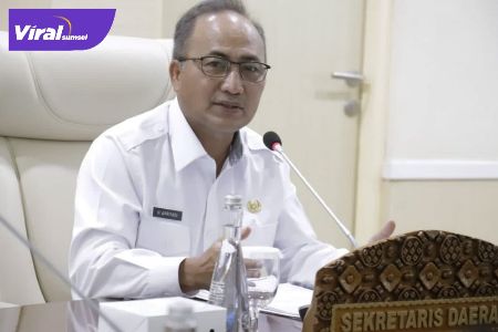Sekda Muba Drs H Apriyadi MSi Rapat Teknis Rencana Penanganan Kebakaran Sumur Illegal Drilling, Senin (25/10/2021). Foto : viralsumsel.com/devi