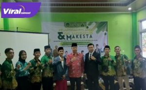 Ketua DPRD Kota Palembang Zainal Abidin hadiri pelantikan Pengurus IPNU Kecamatan Jakabaring, Kota Palembang, Sabtu (6/11/2021). Foto : viralsumsel.com/nto