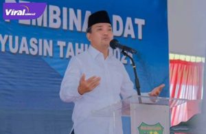 Plt Bupati Muba Beni Hernedi saat Kunker ke Kecamatan Sungai Keruh, Rabu (22/12/2021). Foto : viralsumsel.com/dev