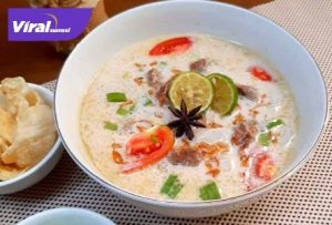 Resep soto ayam kuah susu. Foto : istimewa