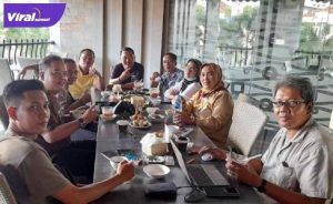 Pemuda Sumsel peduli KNPI gelar jumpa pers di Palembang, Jumat (14/1/2022). Foto :viralsumsel.com /win