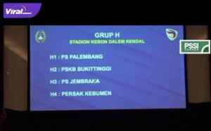 Hasil drawing Babak 64 Besar Putaran Nasional Liga 3. Foto : viralsumsel.com/ion