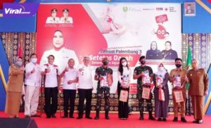 Wakil Gubernur Sumsel, H Mawardi Yahya buka kegiatan bakti sosial donor darah, di Kantor UPTB Palembang 3, Senin (31/1/2022). Foto : viralsumsel.com/win