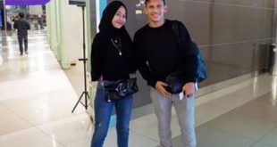 Penyerang Tim Nasional Indonesia Egy Maulana bersama sang pacar Adiba Khanza. Foto : ig egy maulana