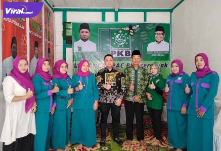 Ketua DPC PKB Pagaralam M Oktafiansyah, membuka musyawarah PAC dan Ranting PKB, yang berlangsung, Kemarin (31/1/2022). Foto : viralsumsel.com