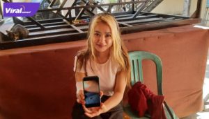 Lilis Novita Sari menjadi korban penganiayaan di depan pasar Cinde, Minggu (6/2/2022) pagi. Foto : viralsumsel.com/kai
