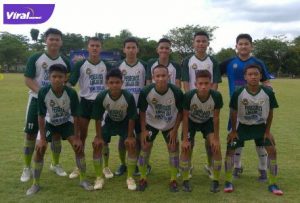 Starting eleven Persegrata U-15 di ajang Piala Soeratin U-15 Asprov PSSI Sumsel. Foto : viralsumsel.com/ion