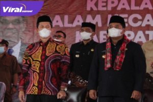 Acara Pelantikan Kepala Desa Se-kecamatan Rambutan di Hadiri Bupati Banyuasin Askolani dan Ketua DPRD Banyuasin Irian Setiawan. Foto : Viralsumsel/Noto