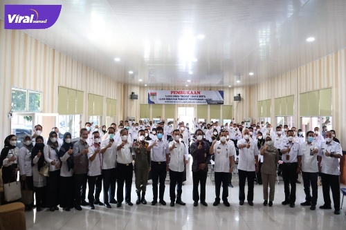 Wali Kota Lubuklinggau, H SN Prana Putra Sohe buka kegiatan Ujian Dinas diikuti 394 orang peserta. Foto : viralsumsel.com/min