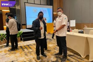 Kepala Dinas Kominfo Muba Herryandi Sinulingga AP menerima Kunjungan Kerja Reses Komisi I DPR RI di Hotel Santika Premiere Palembang, Rabu (23/2/2022). Foto : viralsumsel.com/dev