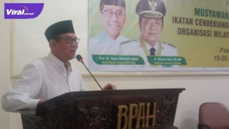 Bupati PALI, H Heri Amalindo terpilih secara aklamasi sebagai ketua ICMI Orwil Sumsel periode 2022-2027. Foto : viralsumsel.com/eko