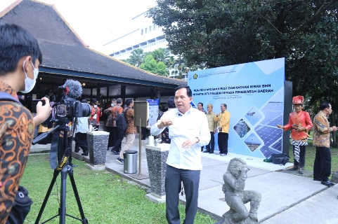 Walikota Prabumulih H Ridho Yahya beri keterangan pada awak media usai kegiatan. Foto : viralsumsel.com/mal
