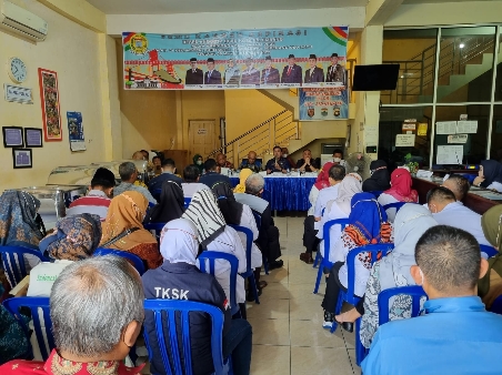 Suasana reses tahap 1 DPRD Palembang Dapil VI di Kecamatan Jakabaring, Rabu (30/3/2022). Foto : viralsumsel.com/nto