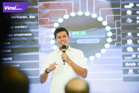 Kepala Kantor Cabang BPJAMSOSTEK Jakarta Ceger Cep Nandi Yunandar. Foto : viralsumsel.com