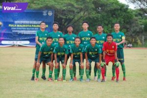 Skuat PS Palembang U-15 berlaga di Piala Soeratin U-15 Putaran Nasional. Foto : viralsumsel.com/ion